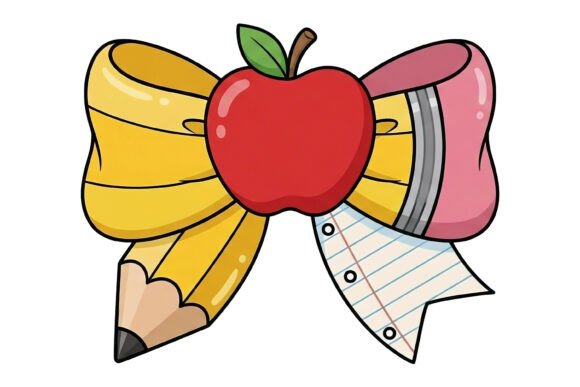 Charming School Bow Apple Design: A Designer's Guide