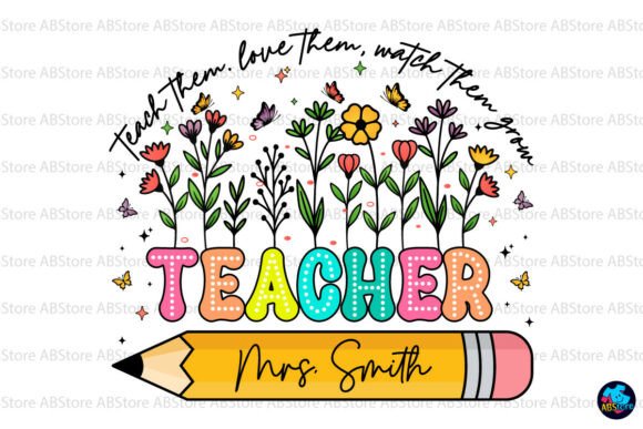 Custom Teacher PNG Design: Elevate Your Educational Visuals