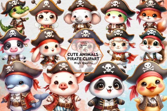 Cute Pirate Clipart: Fun Graphics for Creative Projects