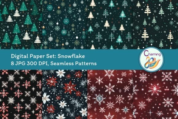 Elevate Holiday Designs with Christmas Digital Papers