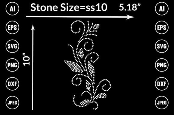 Elevate Your Projects with Pattern Rhinestone Templates Design