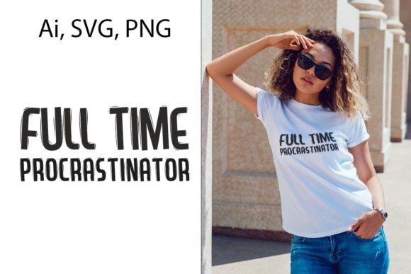 Full Time Procrastinator: A Scalable Design for Bold Branding