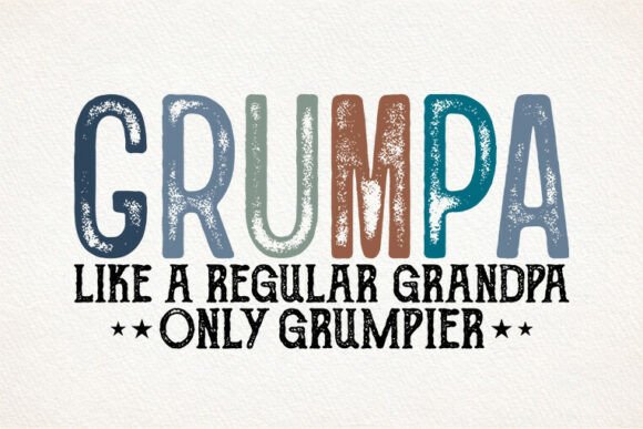 Grumpa SVG Retro Grandpa Tshirt Design: A Vintage Asset for Modern Branding