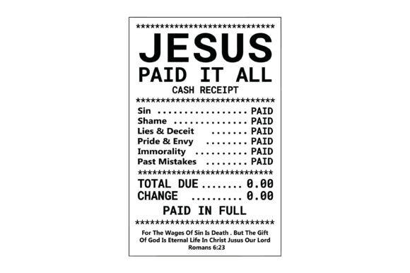 Jesus Paid It All: A Christian Design for Faith-Based Projects