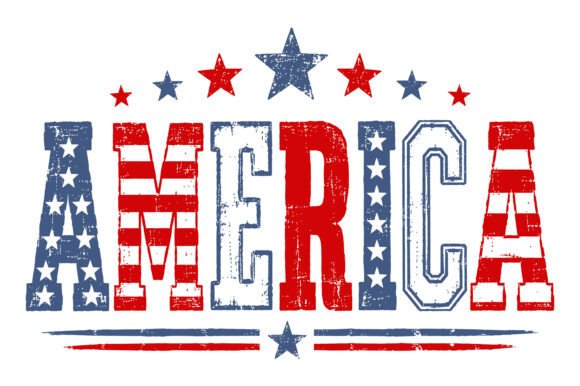 Patriotic America SVG Design for Modern Graphics