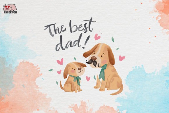 The Best Dad! Clipart PNG Graphics for Creative Projects