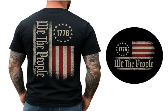 We the People 1776 American Flag Design: A Modern Asset